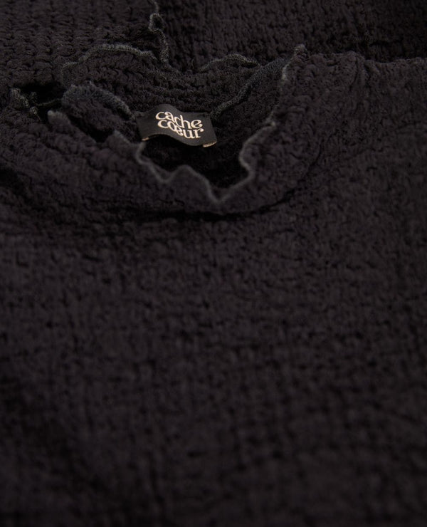 Top dentelle de grossesse et d’allaitement Natacha - Vanille Coton