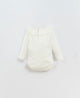 Body col à volant blanc cassé - Vanille Coton