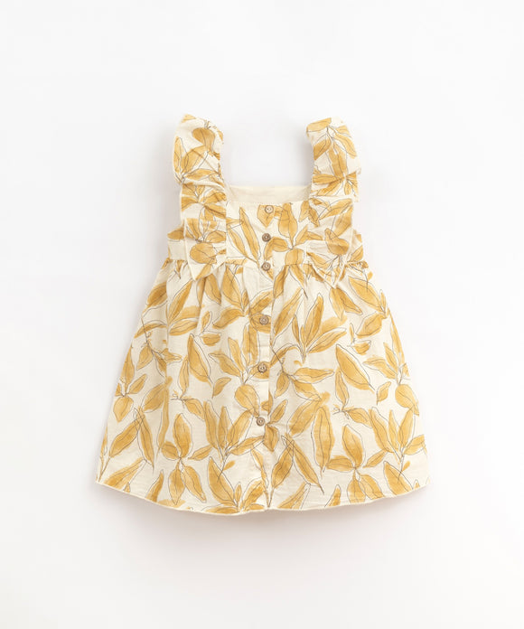 Robe imprimé sauge - Vanille Coton