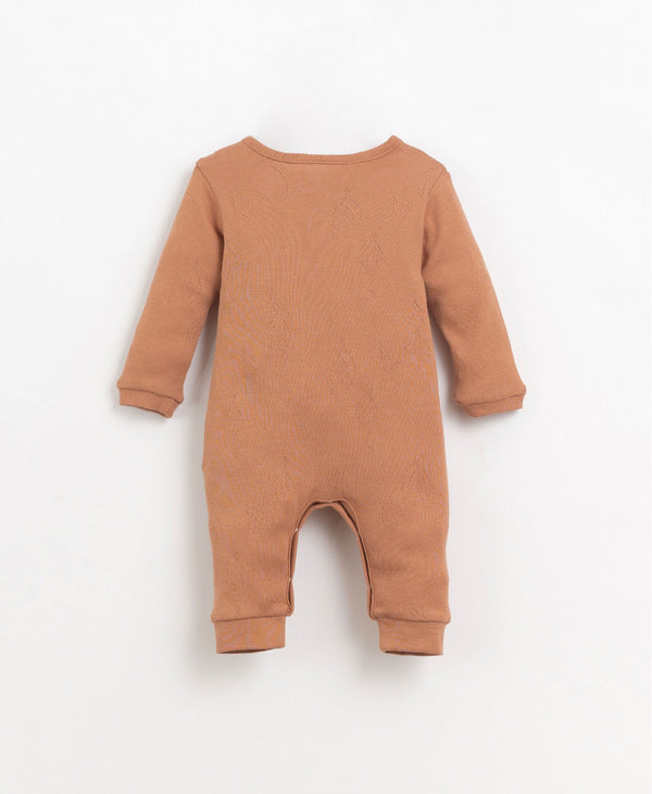 Pyjama ajouré - Vanille Coton