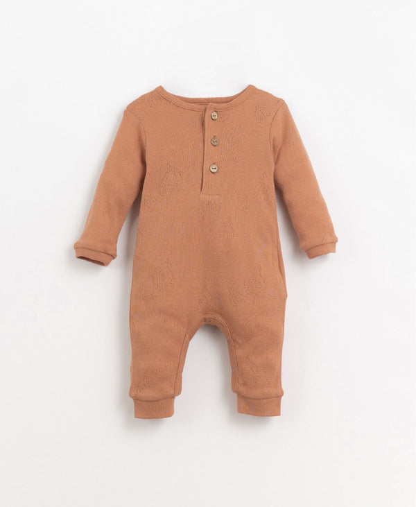 Pyjama ajouré - Vanille Coton