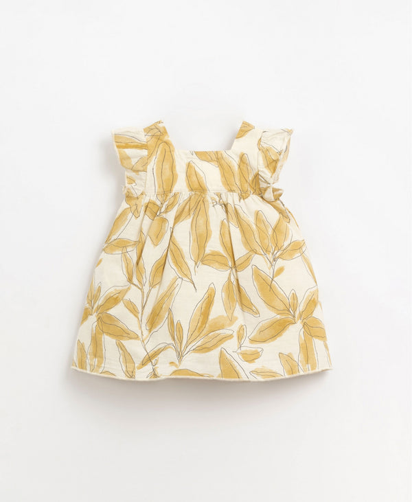 Robe imprimé sauge - Vanille Coton