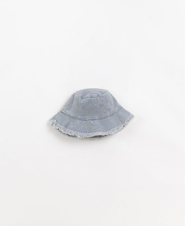 Chapeau bébé jeans - Vanille Coton