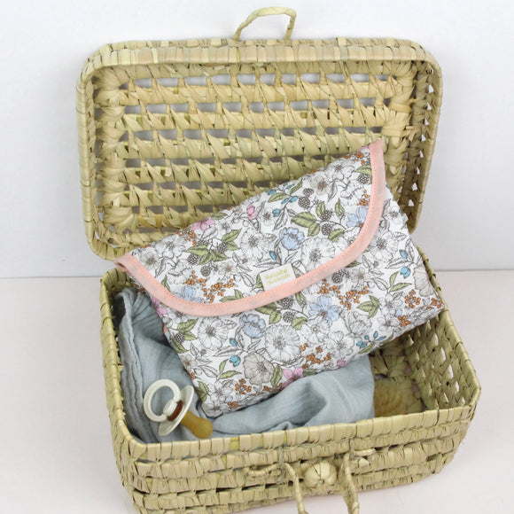 Matelas à langer de voyage Inès - Vanille Coton