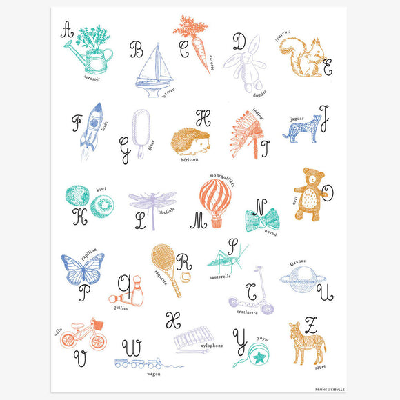 Mon abécédaire illustré - Vanille Coton