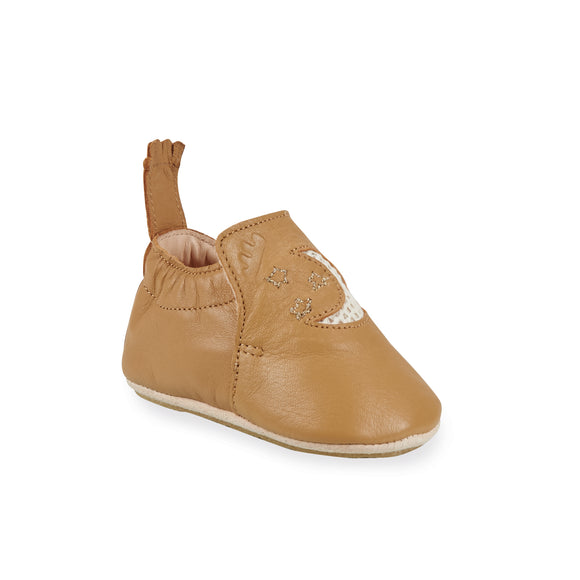 Chausson Blublu lune et étoiles - Vanille Coton