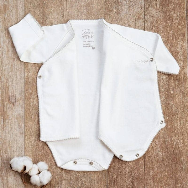 Body coton Interlock crème BIO - Vanille Coton