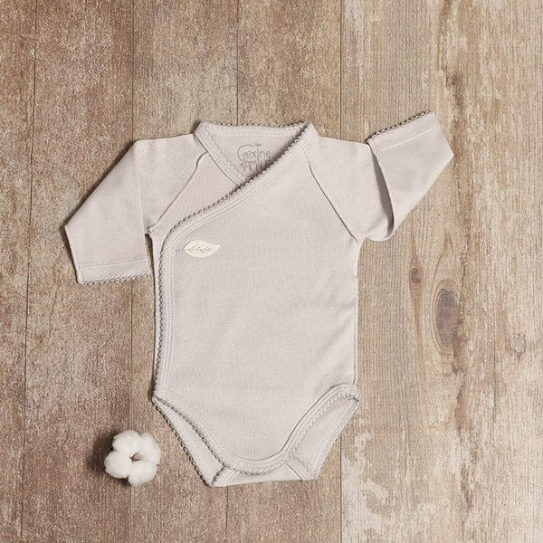 Body coton BIO Interlock taupe - Vanille Coton
