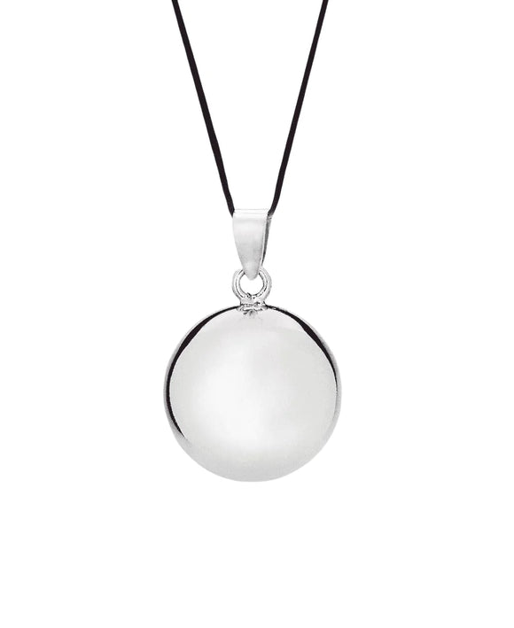 Bola de grossesse Glossy rhodium - Vanille Coton