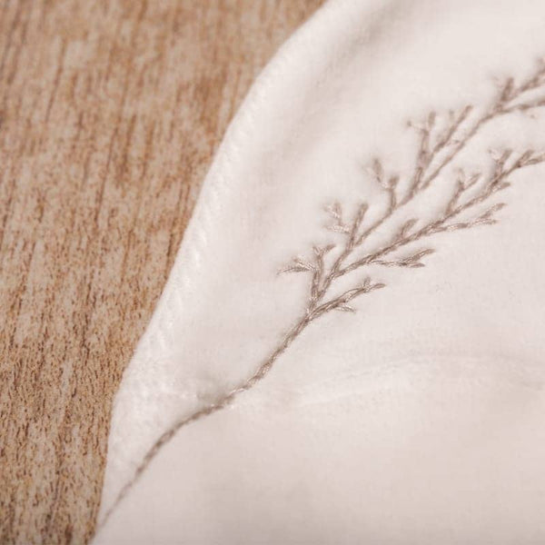 Bonnet velour coton BIO écru - Vanille Coton