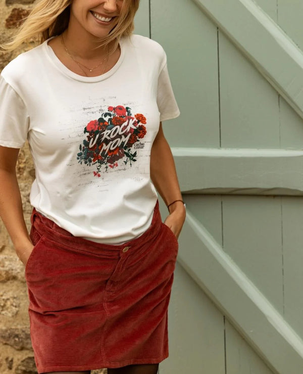 Jupe de maternité - Vanille Coton