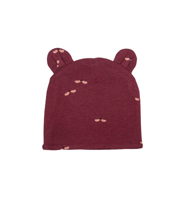 Bonnet érable grenat - Vanille Coton
