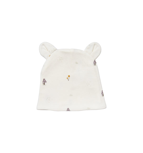 Bonnet forêt enchantée - Vanille Coton