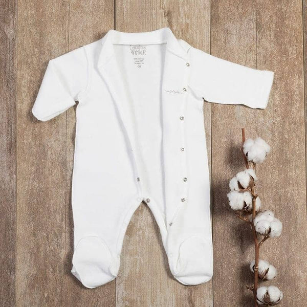 Pyjama polaire coton BIO crème - Vanille Coton