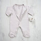 Pyjama polaire coton BIO taupe - Vanille Coton