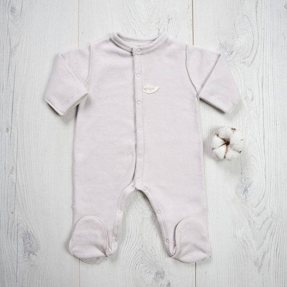 Pyjama polaire coton BIO taupe - Vanille Coton