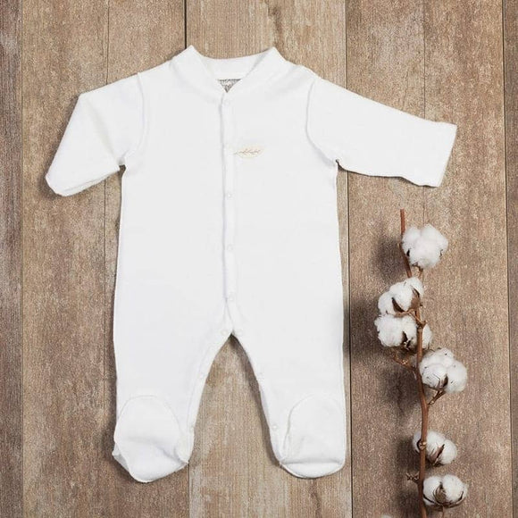 Pyjama polaire coton BIO crème - Vanille Coton